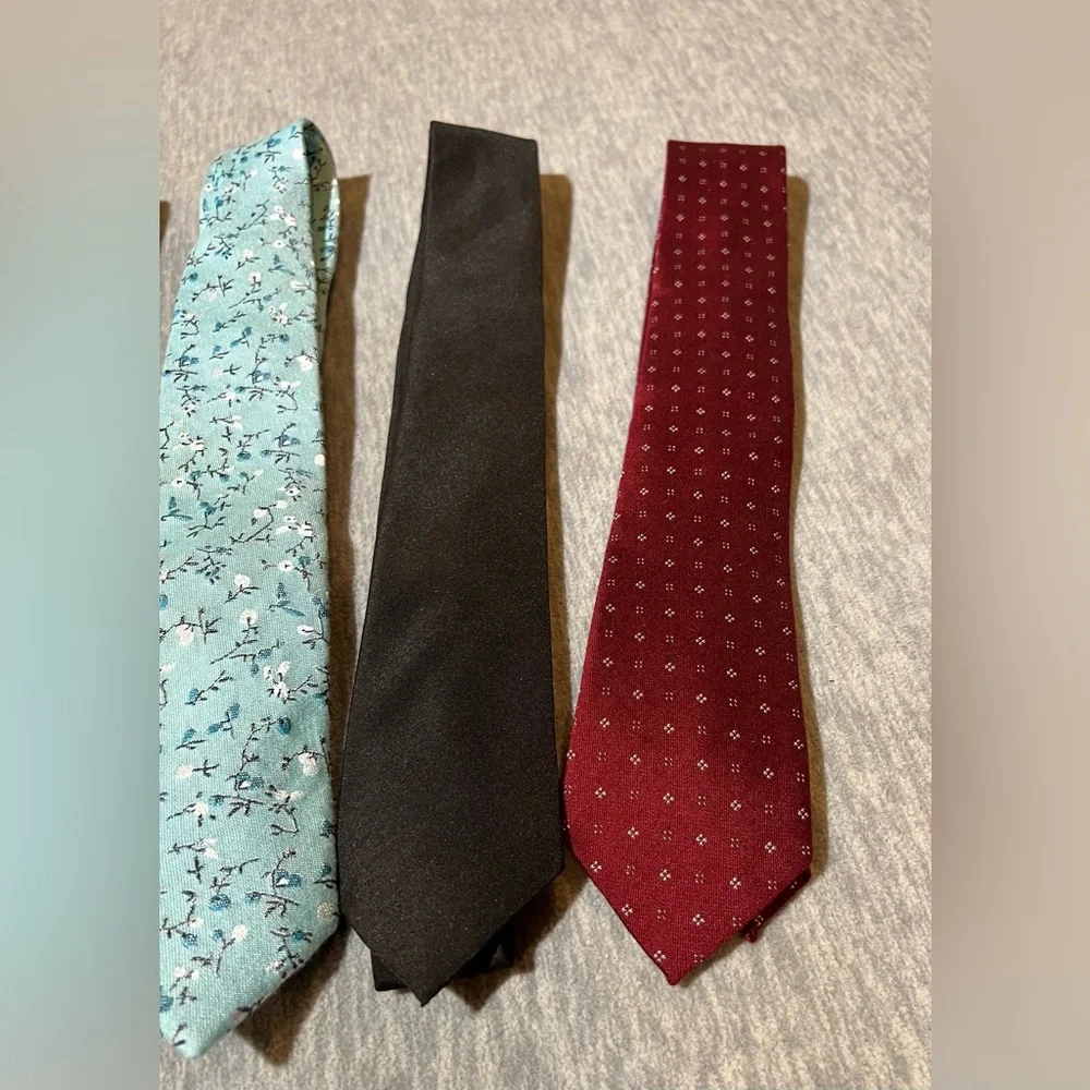 Neckties ties formal men’s business wear set of 4 multicolor‎ various brands